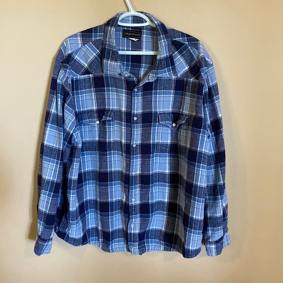 Western High Noon vintage flannel snap shirt Size XXL - Picture 1 of 6